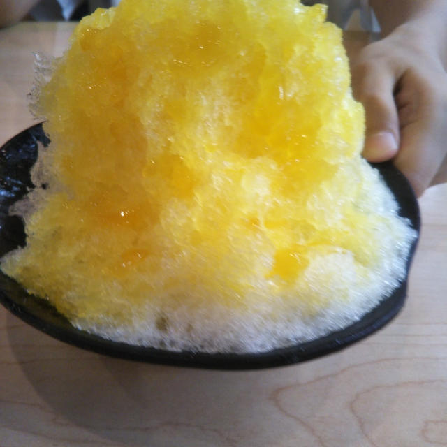 かき氷☆くら寿司の夢のふわ雪がおいしかった