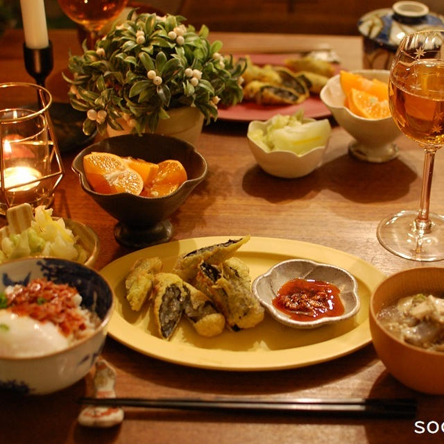 【業スー】韓国屋台の激ウマ定番料理♡「のり巻き天ぷら」×余りもので作った夕飯