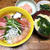 海鮮丼。釜揚げうどんと野菜天ぷら