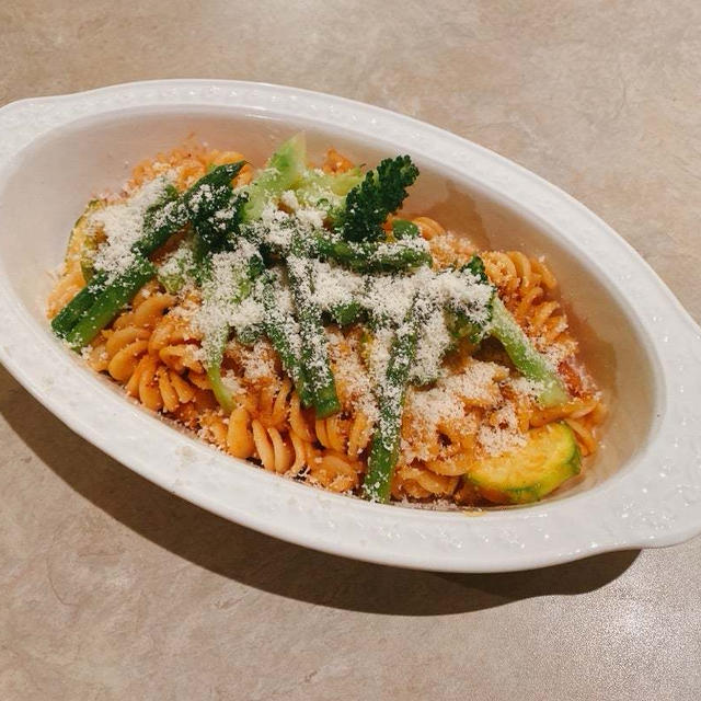 ショートPastaをグラタン