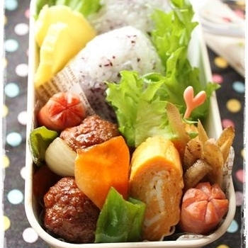 【　姫弁★肉団子と野菜の甘酢～　】
