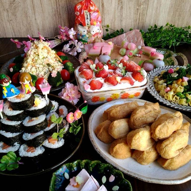 もうすぐひな祭り〜♡ひな祭りレシピまとめてみたよ！