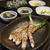 サヨリのにぎり寿司と青ネギの肉巻き