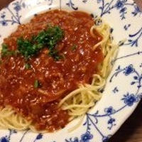 マ・マー早ゆでパスタを使った挽肉たっぷりミートソース