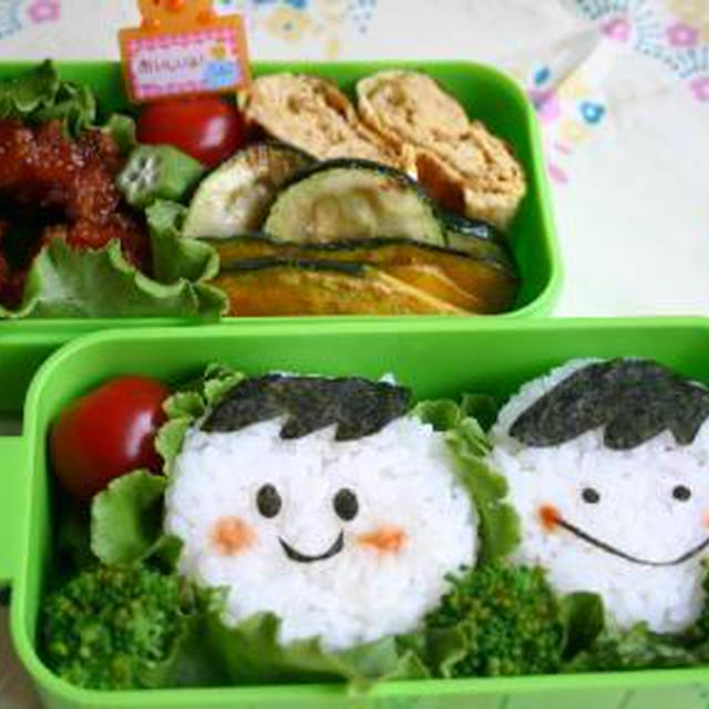 男の子ふたりのお弁当