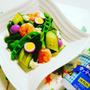 低糖質レシピ!春野菜とカッテージチーズの華やかサラダ