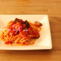 トマトソースパスタ。