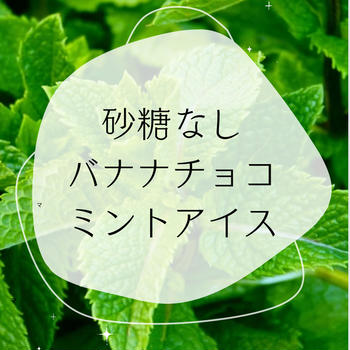 【砂糖なし】元気なミントをたっぷり使ったチョコミントアイスのレシピ