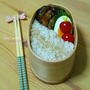 がっつり豚×茄子南蛮のお弁当。