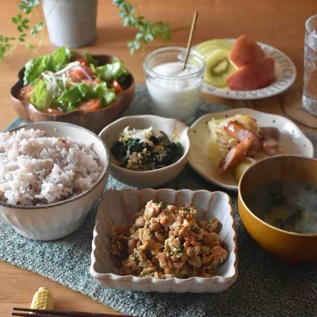 朝ごはんと練習後のお弁当…やっと我が家もポッカポカ＾＾