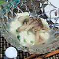 ひんやりつるんと、大葉豆腐団子の冷やし餡かけ、納豆で２種のお手軽カナッペ