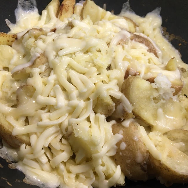 （レシピ）冷凍ポテトでチーズ焼き