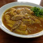 朝からガッツリ「カレーうどん」