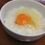 炊きたてご飯で「玉子かけご飯」