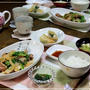 ・大根と豚こまの味噌炒め＆山芋の春巻き