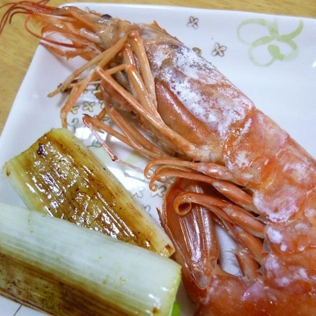 海老の塩焼き♪