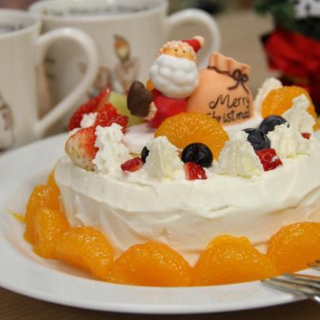 初めてのクリスマスケーキ