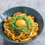 レンジで簡単！豚肉のピリ辛混ぜうどん♡【#簡単レシピ#めん】