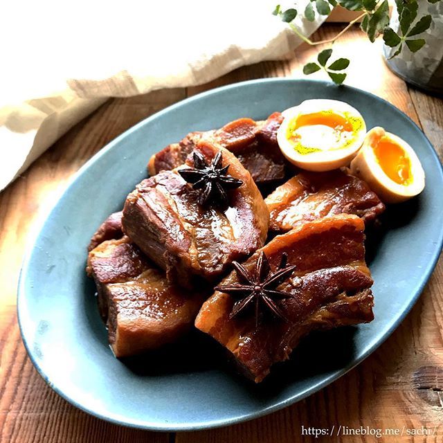 八角で本格中華風！豚の角煮♡【#簡単レシピ#おつまみ】