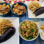 お米の値段が違い過ぎる ～ 電子レンジ料理で蒸し焼き茄子ともやし炒め