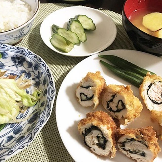 痛過ぎです( ﾉД`)ｼｸｼｸ…＆ささ身の海苔チーズロールフライ