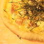 ◆焼き鳥と枝豆の和風ピザ（基本配合＊ピザ生地で）