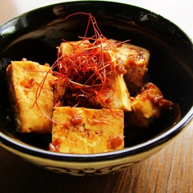 ピリ辛豆腐