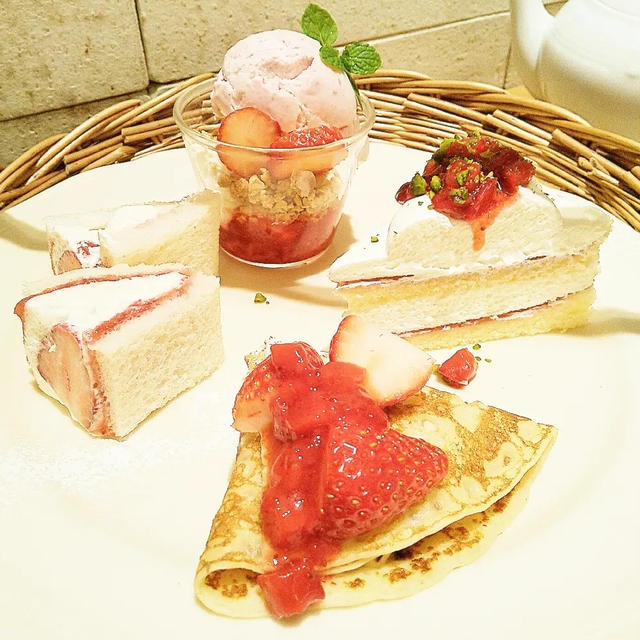 【いちご☆アフタヌーンティールームでまったり】