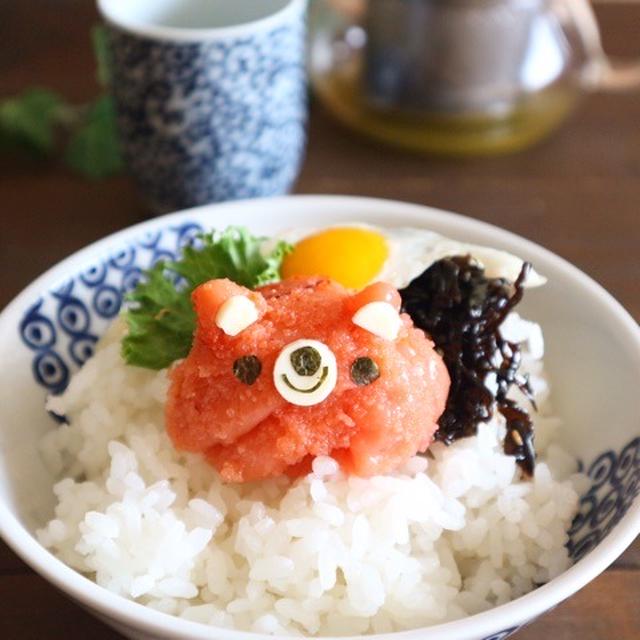 博多明太＊明太子 デコ明太ごはん