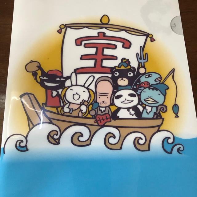 アランジアロンゾ　福を呼ぶかも？クリアファイル　七福神A４とうさぎマンガA5