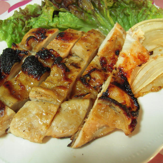 鶏肉のグリル・ゆず胡椒風味