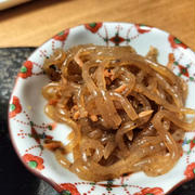 糸こんにゃくと干しエビの炒め煮