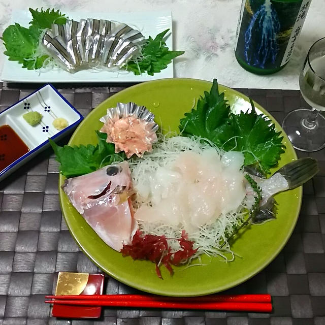 ☆かわはぎときびなごのお刺身☆