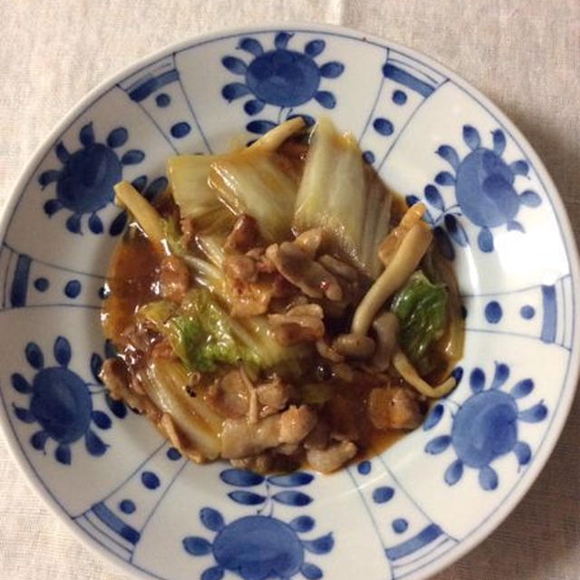 来週は中華っぽい和食、まだ冬