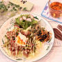 昼カフェ☆豚バラとニンニクの芽の炒め物･高松空港