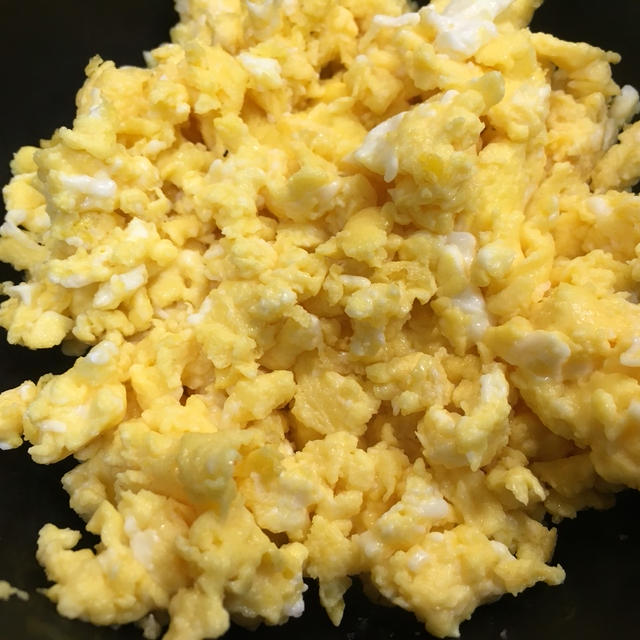 炒り卵を作ってみました（試作中）