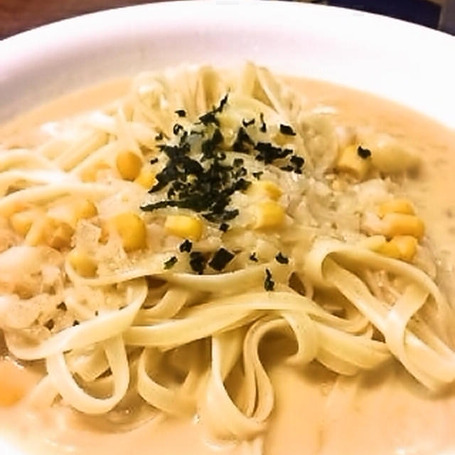 豆乳クリームパスタ