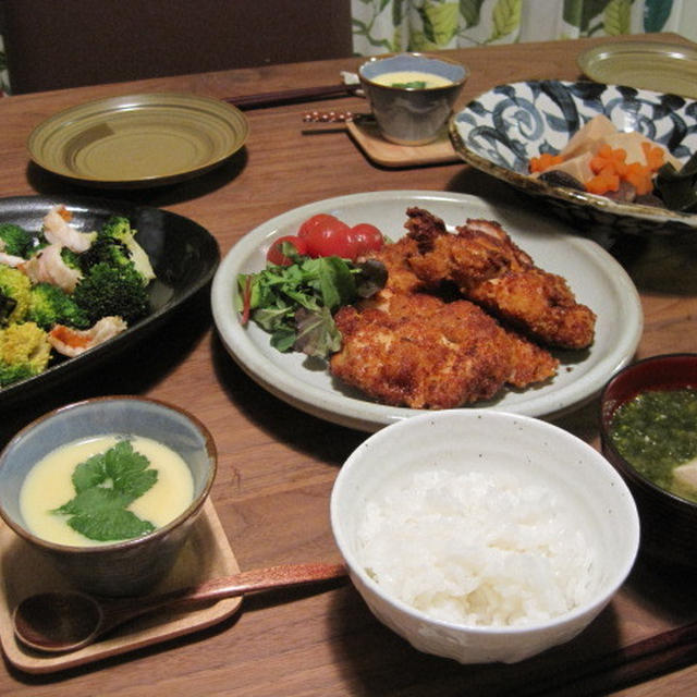 自家製バケットで☆サクサクチキンかつ