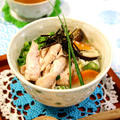 鶏スープがおいしい鶏雑炊☆野菜たっぷり by ぱおさん