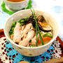 鶏スープがおいしい鶏雑炊☆野菜たっぷり
