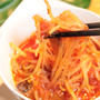 春雨トマトチゲ　《包丁を使わない料理》