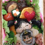 赤鬼太巻きを食べるゆうなちゃんのお弁当☆