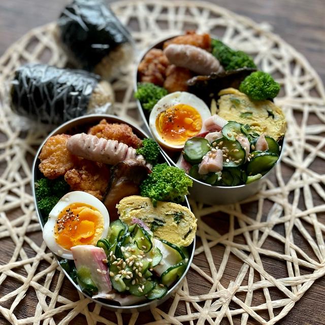 いつもにも増して手抜きな先週の地味すぎる夫婦べんと。