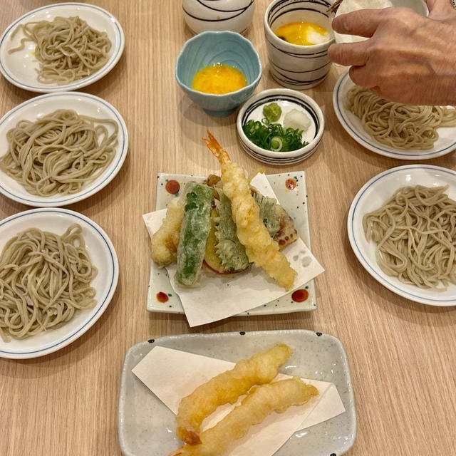 城崎温泉　ほしそば　皿そばや天ぷらがリーズナブルに楽しめる