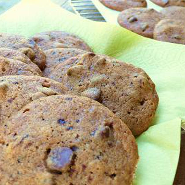 チョコレートモカクッキー　Mocha Chocolate Chip Cookies