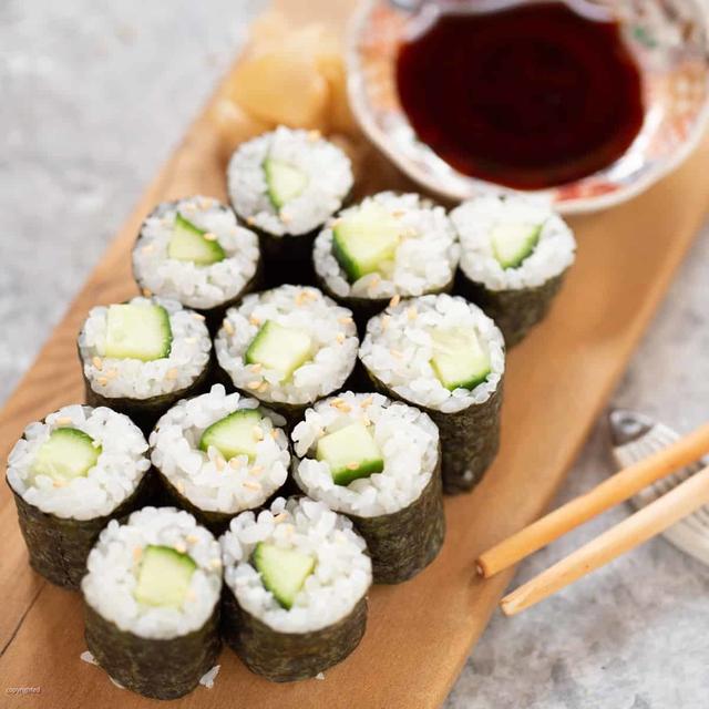 Kappa Maki: Mini Cucumber Sushi Rolls