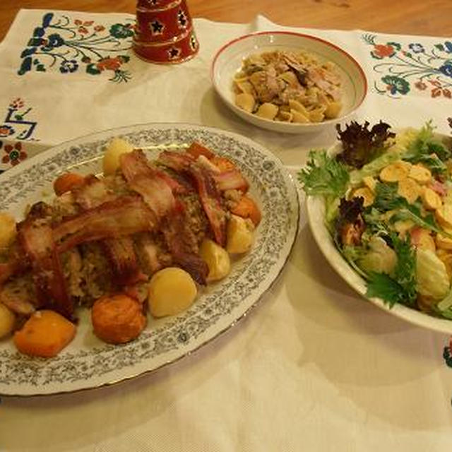 クリスマス料理　七面鳥のロースト