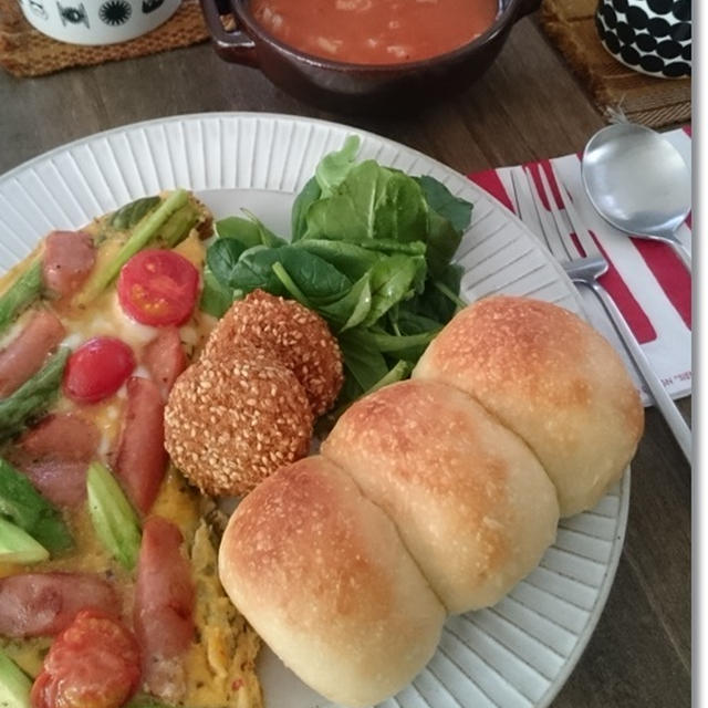 三つ子ちぎり甘酒パンとママ友！？初対面でライン交換って…