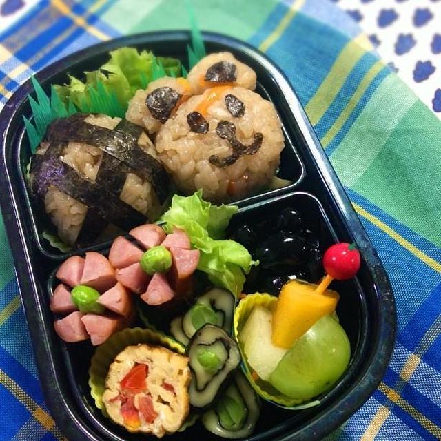 息子の遠足弁当（年中児）