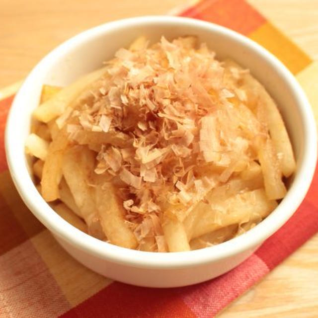 糖質オフの簡単常備菜レシピ。やみつき大根のおかかあえ